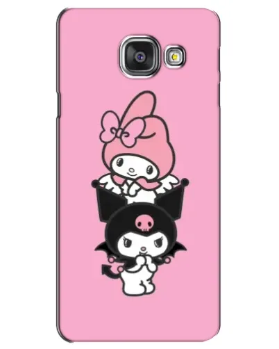 Чехол для Samsung Galaxy A3 2016 (A3100, A310F) с картинкой «My Melody и Kuromi»
