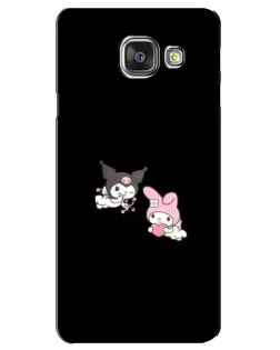 Чехол для Samsung Galaxy A3 2016 (A3100, A310F) с картинкой «My Melody и Kuromi»