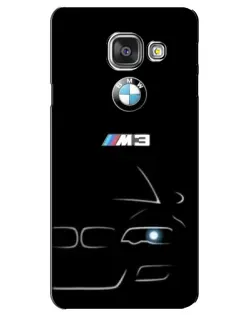 Чехол для Samsung Galaxy A3 2016 (A3100, A310F) с картинкой «Минималистичный принт BMW M3»