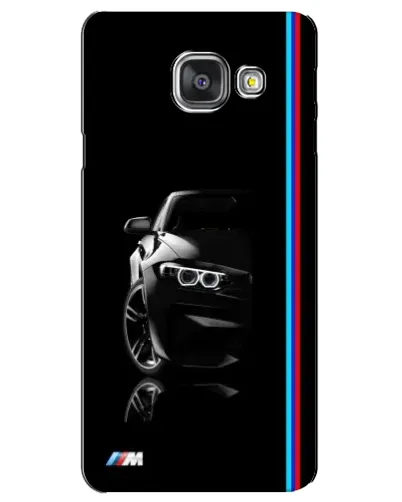 Чехол для Samsung Galaxy A3 2016 (A3100, A310F) с картинкой «Силуэт BMW в темноте» Чехол для Samsung Galaxy A3 2016 (A3100, A310F) с картинкой «Силуэт BMW в темноте»