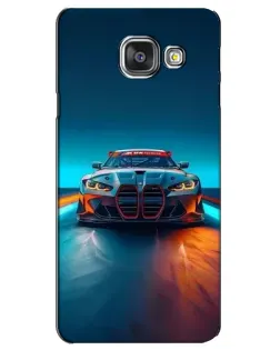 Чохол для Samsung Galaxy A3 2016 (A3100, A310F) з картинкою «BMW — вогні неону»
