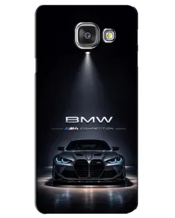 Чохол для Samsung Galaxy A3 2016 (A3100, A310F) з картинкою «BMW крізь нічне місто»