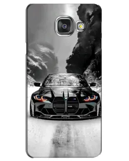 Чохол для Samsung Galaxy A3 2016 (A3100, A310F) з картинкою «BMW — акварельний дрифт»