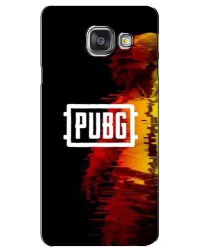 Чехол для Samsung Galaxy A3 2016 (A3100, A310F) с картинкой «Яркий логотип PUBG»