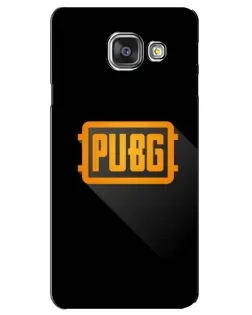 Чехол для Samsung Galaxy A3 2016 (A3100, A310F) с картинкой «PUBG — рамка лого»