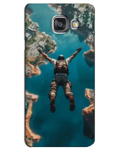 Чехол для Samsung Galaxy A3 2016 (A3100, A310F) с картинкой «PUBG — свободное падение»