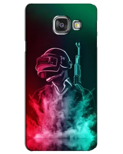 Чехол для Samsung Galaxy A3 2016 (A3100, A310F) с картинкой «PUBG — огненный воин»