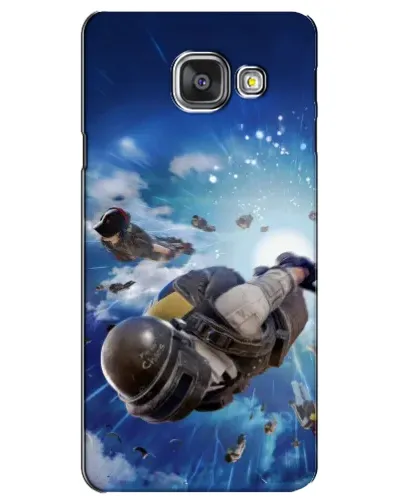 Чехол для Samsung Galaxy A3 2016 (A3100, A310F) с картинкой «Десант PUBG — прыжок»