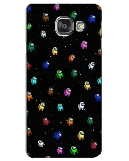 Чехол для Samsung Galaxy A3 2016 (A3100, A310F) с картинкой «Экипаж Among Us» Чехол для Samsung Galaxy A3 2016 (A3100, A310F) с картинкой «Экипаж Among Us»