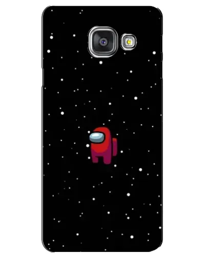 Чехол для Samsung Galaxy A3 2016 (A3100, A310F) с картинкой «Красный Among Us»