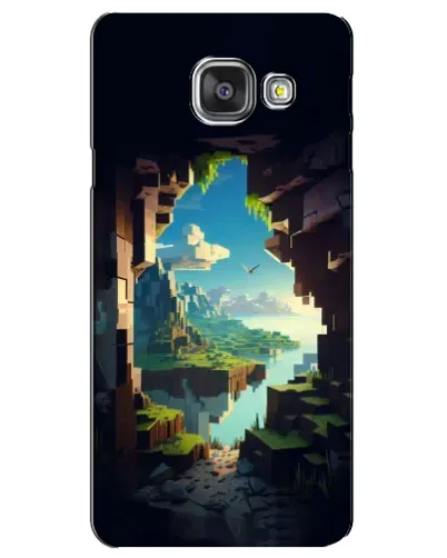 Чехол для Samsung Galaxy A3 2016 (A3100, A310F) с картинкой «Вид из пещеры»