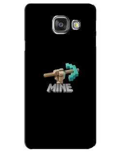Чехол для Samsung Galaxy A3 2016 (A3100, A310F) с картинкой «Алмазная кирка»