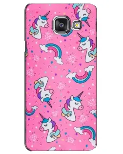Чехол для Samsung Galaxy A3 2016 (A3100, A310F) с картинкой «Unicorn паттерн розовый» Чехол для Samsung Galaxy A3 2016 (A3100, A310F) с картинкой «Unicorn паттерн розовый»