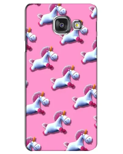 Чехол для Samsung Galaxy A3 2016 (A3100, A310F) с картинкой «Единороги на розовом»