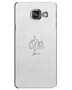 Чохол для Samsung Galaxy A3 2016 (A3100, A310F) з картинкою «Івана 3:16 Хрест» Чохол для Samsung Galaxy A3 2016 (A3100, A310F) з картинкою «Івана 3:16 Хрест»