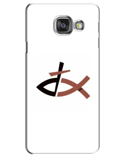 Чехол для Samsung Galaxy A3 2016 (A3100, A310F) с картинкой «Рыба и крест» Чехол для Samsung Galaxy A3 2016 (A3100, A310F) с картинкой «Рыба и крест»