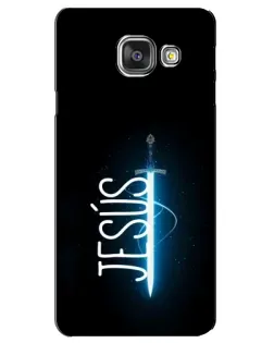 Чехол для Samsung Galaxy A3 2016 (A3100, A310F) с картинкой «Меч Духа Jesus»