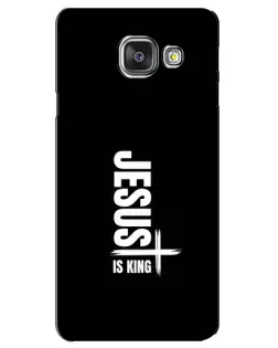 Чехол для Samsung Galaxy A3 2016 (A3100, A310F) с картинкой «Вертикаль веры Jesus»