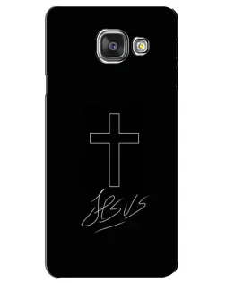 Чохол для Samsung Galaxy A3 2016 (A3100, A310F) з картинкою «Графічний хрест Jesus»