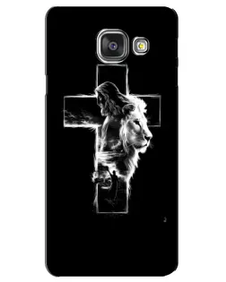 Чохол для Samsung Galaxy A3 2016 (A3100, A310F) з картинкою «Сяючий хрест Jesus»