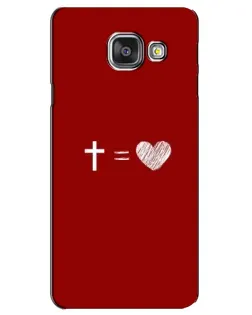 Чохол для Samsung Galaxy A3 2016 (A3100, A310F) з картинкою «Рівняння любові»