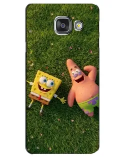 Чехол для Samsung Galaxy A3 2016 (A3100, A310F) с картинкой «Друзья на лужайке»