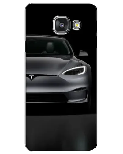 Чехол для Samsung Galaxy A3 2016 (A3100, A310F) с картинкой «Tesla Model S Look»