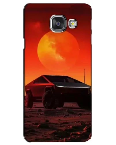 Чехол для Samsung Galaxy A3 2016 (A3100, A310F) с картинкой «Cybertruck на Марсе»