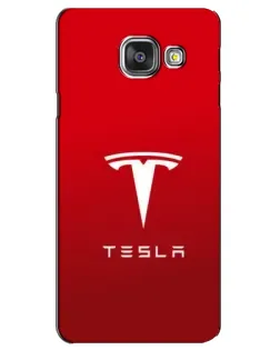 Чехол для Samsung Galaxy A3 2016 (A3100, A310F) с картинкой «Tesla Red Classic»