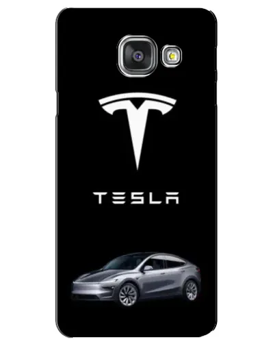 Чехол для Samsung Galaxy A3 2016 (A3100, A310F) с картинкой «Tesla Model Y»