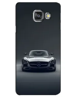 Чехол для Samsung Galaxy A3 2016 (A3100, A310F) с картинкой «Mercedes на черном»