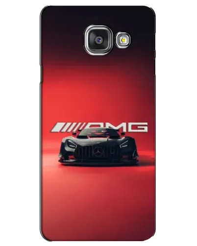 Чехол для Samsung Galaxy A3 2016 (A3100, A310F) с картинкой «Mercedes AMG — красная линия»