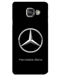 Чехол для Samsung Galaxy A3 2016 (A3100, A310F) с картинкой «Mercedes Silver Logo»