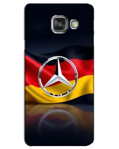 Чехол для Samsung Galaxy A3 2016 (A3100, A310F) с картинкой «Mercedes — флаг Германии»