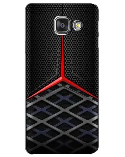 Чехол для Samsung Galaxy A3 2016 (A3100, A310F) с картинкой «Mercedes Carbon Grid»
