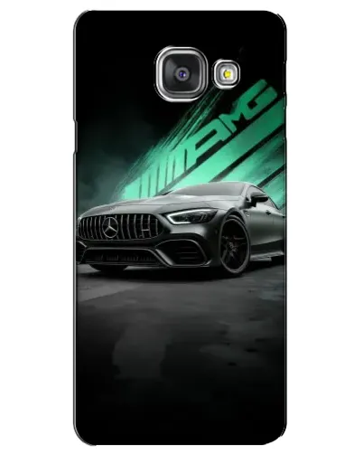 Чехол для Samsung Galaxy A3 2016 (A3100, A310F) с картинкой «Темный Mercedes AMG»