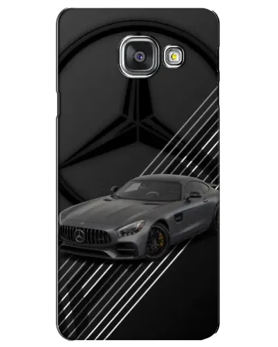 Чехол для Samsung Galaxy A3 2016 (A3100, A310F) с картинкой «Mercedes AMG — графика»