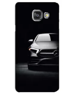 Чехол для Samsung Galaxy A3 2016 (A3100, A310F) с картинкой «Свет фар Mercedes»
