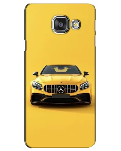 Чехол для Samsung Galaxy A3 2016 (A3100, A310F) с картинкой «Желтый Mercedes GT»
