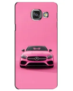 Чохол для Samsung Galaxy A3 2016 (A3100, A310F) з картинкою «Рожевий Mercedes AMG»
