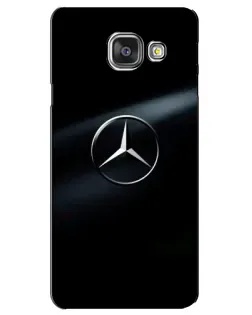 Чохол для Samsung Galaxy A3 2016 (A3100, A310F) з картинкою «Mercedes на металі»