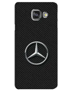 Чохол для Samsung Galaxy A3 2016 (A3100, A310F) з картинкою «Карбоновий Mercedes стиль»