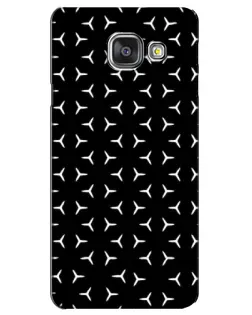 Чохол для Samsung Galaxy A3 2016 (A3100, A310F) з картинкою «Mercedes паттерн зірок»
