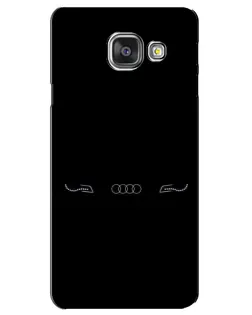 Чехол для Samsung Galaxy A3 2016 (A3100, A310F) с картинкой «Audi — световой подпись»