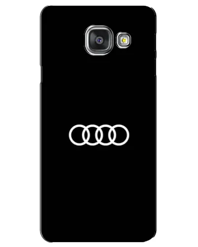 Чехол для Samsung Galaxy A3 2016 (A3100, A310F) с картинкой «Audi White Logo»