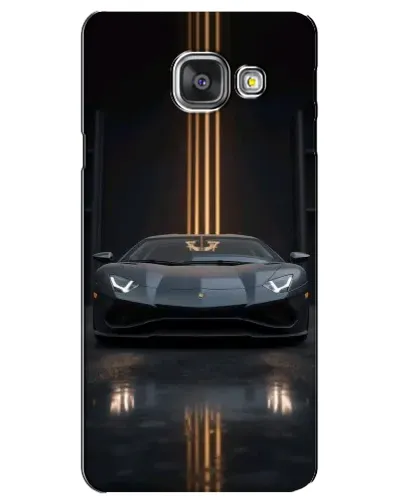 Чехол для Samsung Galaxy A3 2016 (A3100, A310F) с картинкой «Lamborghini золотые линии» Чехол для Samsung Galaxy A3 2016 (A3100, A310F) с картинкой «Lamborghini золотые линии»