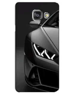 Чехол для Samsung Galaxy A3 2016 (A3100, A310F) с картинкой «Lamborghini фары детализация»