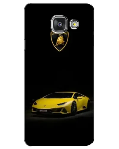 Чехол для Samsung Galaxy A3 2016 (A3100, A310F) с картинкой «Lamborghini желтый акцент» Чехол для Samsung Galaxy A3 2016 (A3100, A310F) с картинкой «Lamborghini желтый акцент»