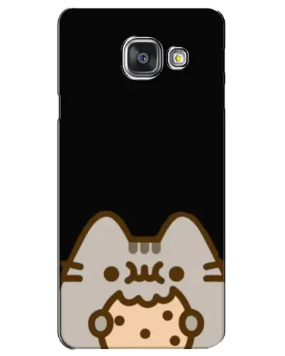 Чехол для Samsung Galaxy A3 2016 (A3100, A310F) с картинкой «Пушин на черном»