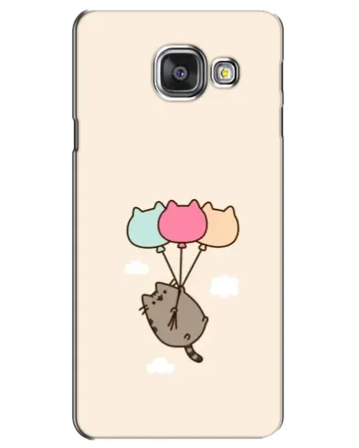 Чехол для Samsung Galaxy A3 2016 (A3100, A310F) с картинкой «Пушин на шариках»